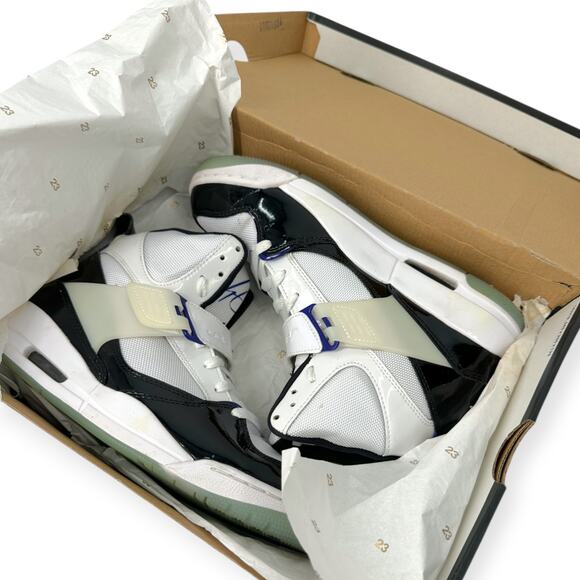 Jordan Flight 45 High Concord Basketball Sneaker Shoe US 8 with Box - DC2571-100 - Picture 8 of 12